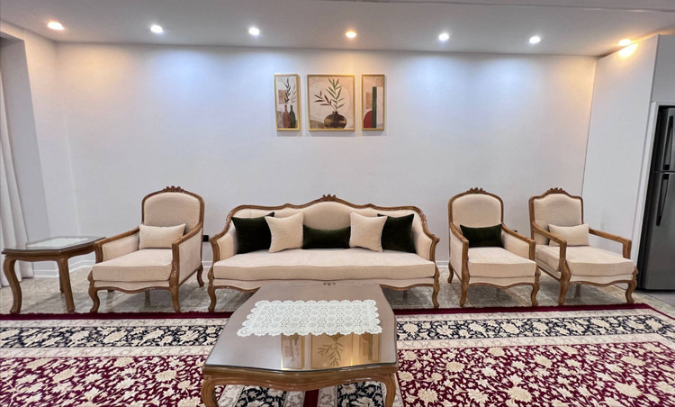 مبل فرانسوی ۳گل ۷ نفره چوب راش درجه یک مدل کلاسیک