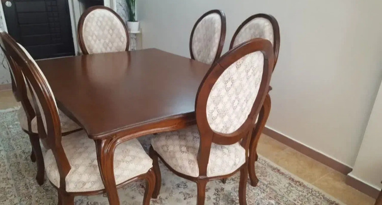ناهار خوری فرانسوی ابزاری چوب راش درجه یک